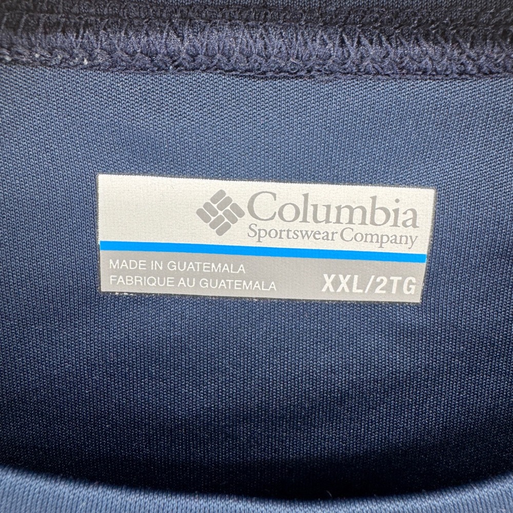 Columbia PFG Shirt Mens 2XL Long Sleeve American Flag Omni Shade Performance - Picture 7 of 11
